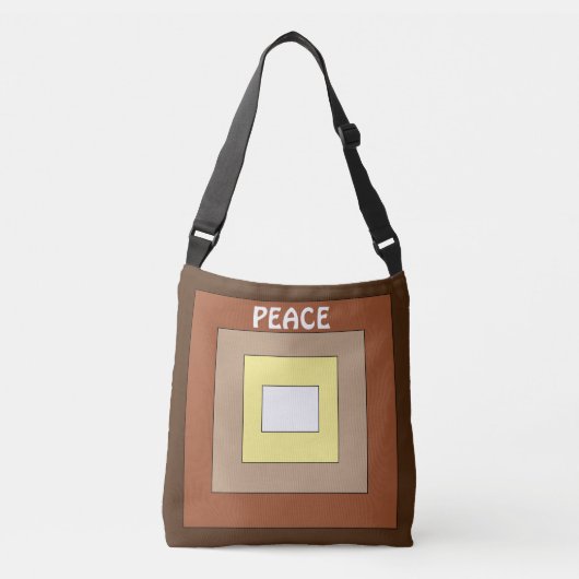 Live in Peace- Racial Harmony 2 Tragetaschen Mit Langen Trägern (Vorderseite)