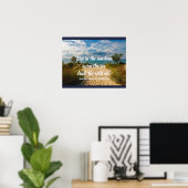 Live in Sunshine Zitat Poster (Heimbüro)