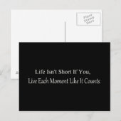 Live Inspiration Postkarte (Vorne/Hinten)