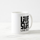 Live is life kaffeetasse (VorderseiteRechts)