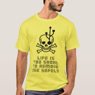Live ist zu kurzem, zum des Gebrauches sicher zu T-Shirt