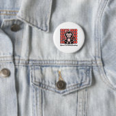 Live It Designs Lustiger Manifestierender Affe, An Button (Beispiel)