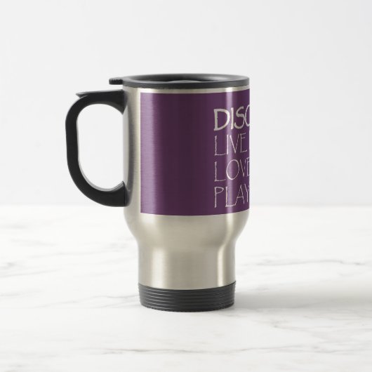Live it Liebe it Disc Golf Kaffee Tasse (Links)