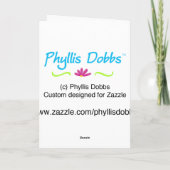 Live it up Chick Power Grußkarte Karte (Rückseite)