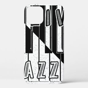 Live-Jazz-Kalligrafie-Illusion-Logo-Lettering mit Case-Mate iPhone Hülle