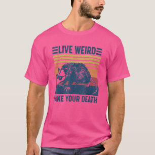 Live komisches Fake Ihr Tod Cool Graphic Phantasti T-Shirt