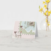 Live-Lachen Liebe #3 Grußkarte Karte (Gelbe Blume)