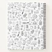 Live Lachen Liebe EAT! Rezept Buch, Personalisiert Notizblock (Rückseite)