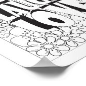 Live-Lachen Liebe Farbe Es selbst Poster (Ecke)