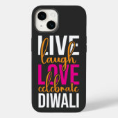Live-Lachen Liebe feiert Diwali Case-Mate iPhone Hülle (Rückseite)