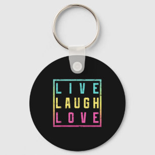 Live-Lachen Liebe Inspiration Motivierend Coole Gr Schlüsselanhänger
