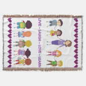 Live ~ Lachen ~ Liebe ~ Lehren Decke (Vorderseite)