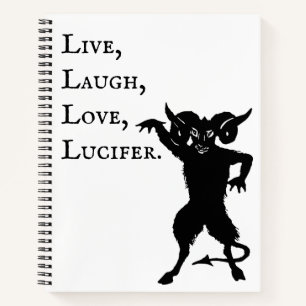 Live, Lachen, Liebe, Luzifer Notizblock