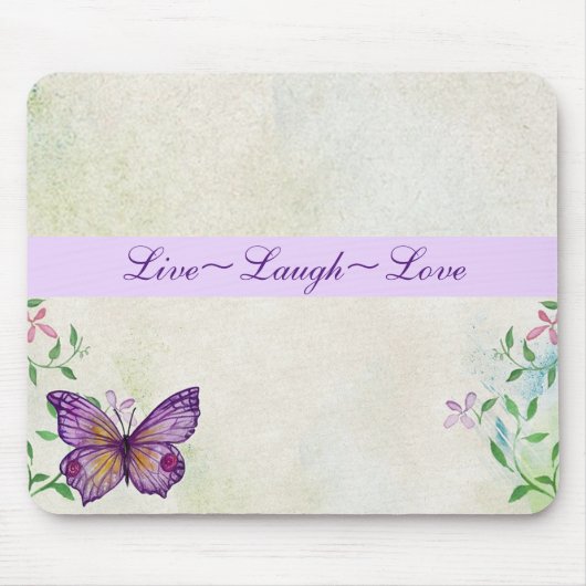 Live, Lachen, Liebe Mousepad (Vorne)