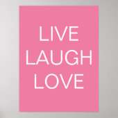 Live - Lachen - Liebe Poster (Vorne)