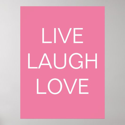 Live - Lachen - Liebe Poster (Vorne)