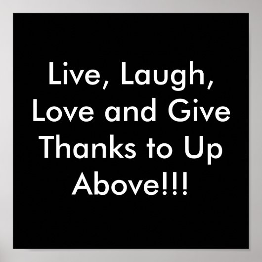 Live, Lachen, Liebe Poster (Vorne)