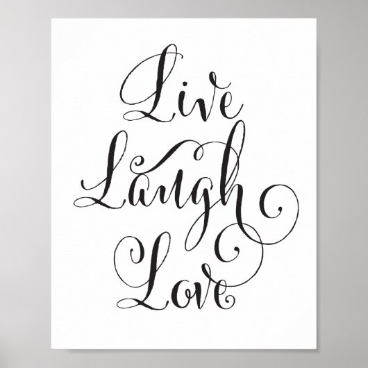 Live, Lachen, Liebe Poster (Vorne)