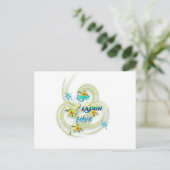 Live, Lachen, Liebe Postkarte (Stehend Vorderseite)