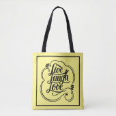 Live-Lachen-Liebe Tasche (Vorderseite)