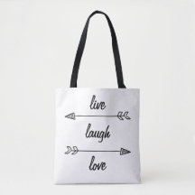 Live, Lachen, Liebe Tote Tasche