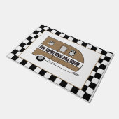 "Live, lachen, Liebe und Lager" Doormat Fußmatte (Schrägansicht)