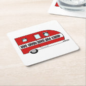 "Live, lachen, Liebe und Lager" Rechteckiger Pappuntersetzer (angewinkelt)