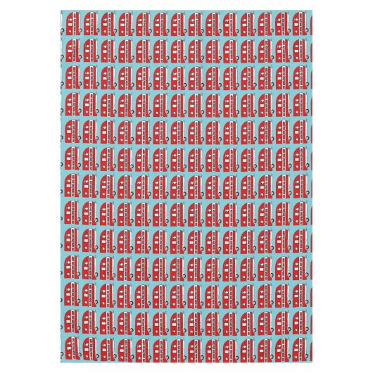 "Live, lachen, Liebe und Lager" Tischdecke (Vorderseite)