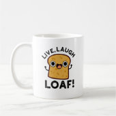 Live, lachen, Loaf Funny Broad Pub Kaffeetasse (Links)