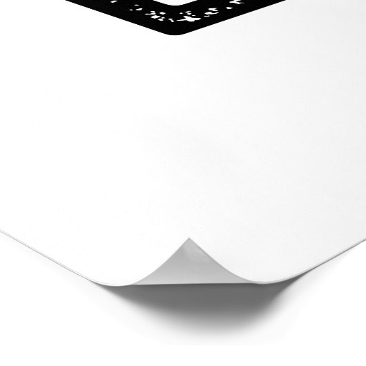 Live, lachen, Loaf Funny Broad Pub Poster (Ecke)