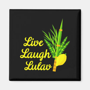 Live Lachen Lulav Etrog Frohes Sukkot Jüdisches Su Magnet