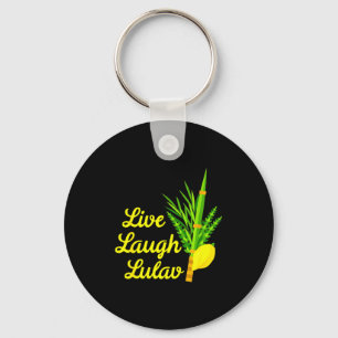 Live Lachen Lulav Etrog Frohes Sukkot Jüdisches Su Schlüsselanhänger