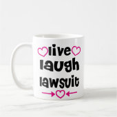 Live-Lachen-Prozess Kaffee-Tasse Kaffeetasse (Links)