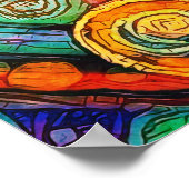 Live-Lachen Spaß lernen farbenfrohe, beliebte Klas Poster (Ecke)