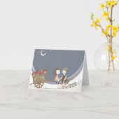 Live-Lachs-Liebe #12 Grußkarte Karte (Gelbe Blume)