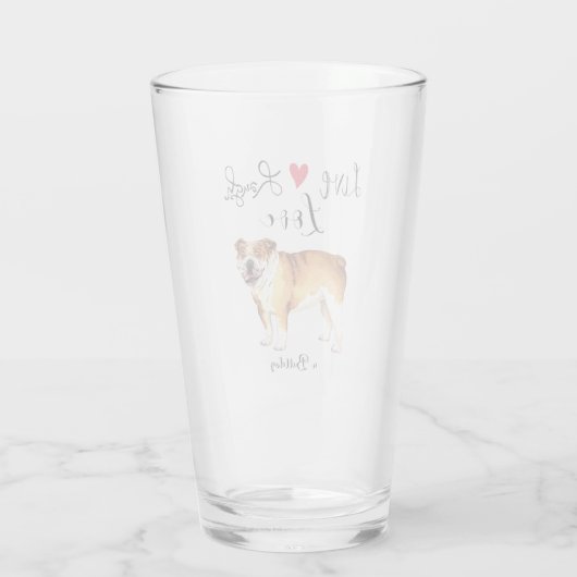 Live Lagh Liebe a Bulldog Glas (Rückseite)
