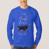 Live Lagh Liebe a Gordon Setter T - Shirt (Vorderseite)