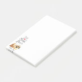 Live Lagh Liebe a Lhasa Apso Post-it Klebezettel (angewinkelt)