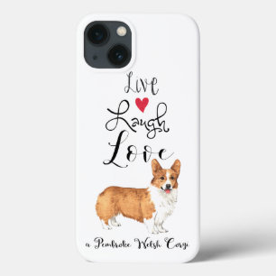 Live Lagh Liebe a Pembroke Welsh Corgi Case-Mate iPhone Hülle