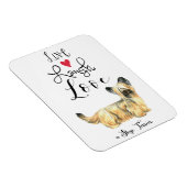 Live Lagh Liebe a Skye Terrier Magnet (Rechte Seite)