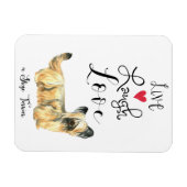 Live Lagh Liebe a Skye Terrier Magnet (Horizontal)