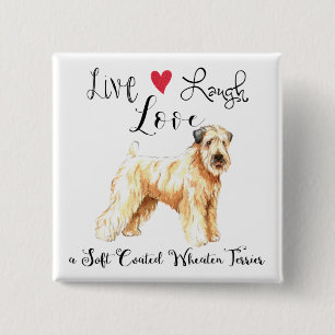 Live Lagh Liebe a Wheaten Button