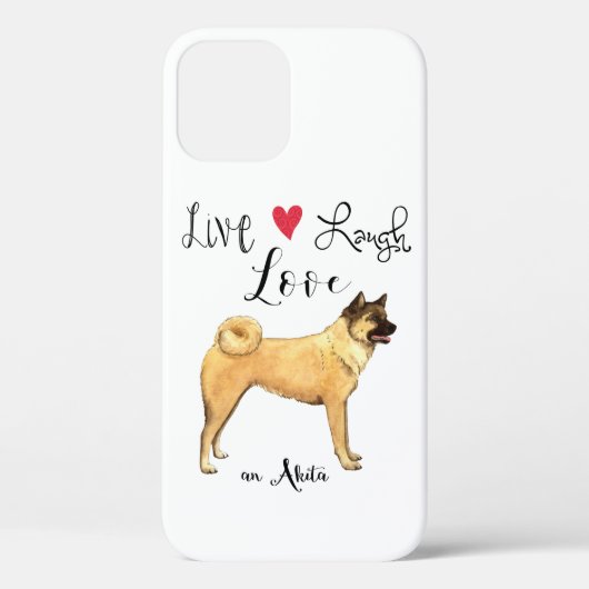 Live Lagh Liebe an Akita Case-Mate iPhone Hülle (Rückseite)