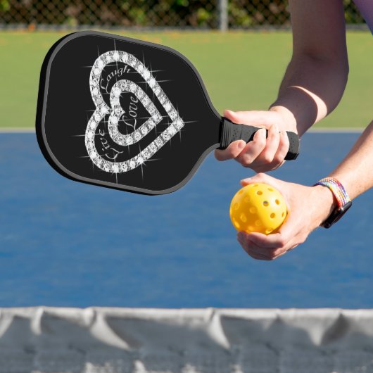 Live Lagh Liebe Diamond Herz Pickleball Schläger (InSitu)