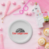 Live Lagh Liebe Funny Horror Pappteller (Party)