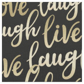 Live-Lagh Liebe Imitate Gold Lettern Muster Stoff (Nahaufnahme)