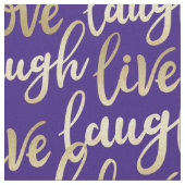 Live-Lagh Liebe Imitate Gold Lettern Muster Stoff (Nahaufnahme)