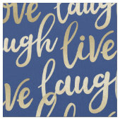 Live-Lagh Liebe Imitate Gold Lettern Muster Stoff (Nahaufnahme)