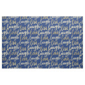 Live-Lagh Liebe Imitate Gold Lettern Muster Stoff (Fat Quarter (45,7 x 55,9 cm))