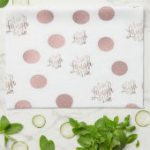 Live Lagh Liebe Küche Handtuch (Gefaltet)